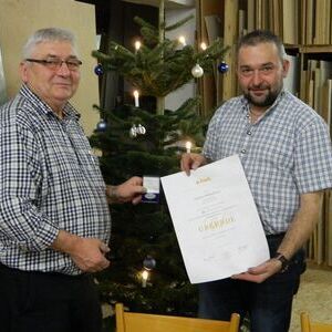 Günter Schnell sen. und jun.