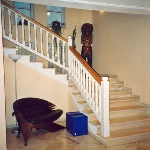 Treppen und Treppengelände aus Holz