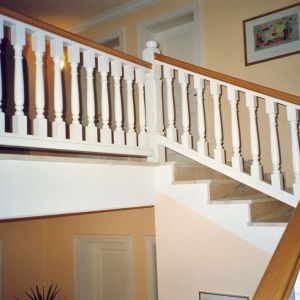 Treppen und Treppengelände aus Holz